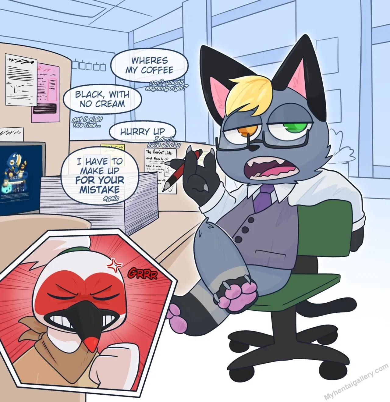 De Mestre das Tarefas a Sim, Mestre! - Galeria Hentai - porn hentai - Image 1