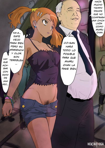 [Iwao] Gal bitch Anal chan to enkou ojisan (Ano Hi Mita Hana no Namae wo Bokutachi wa Mada Shiranai.) [Spanish] - Galería Hentai