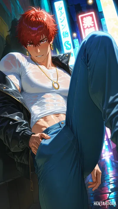 #153 紅髮黑道大哥 | Рыжеволосый босс якудза - Секс от Chinbaba0623 - Хентай галерея