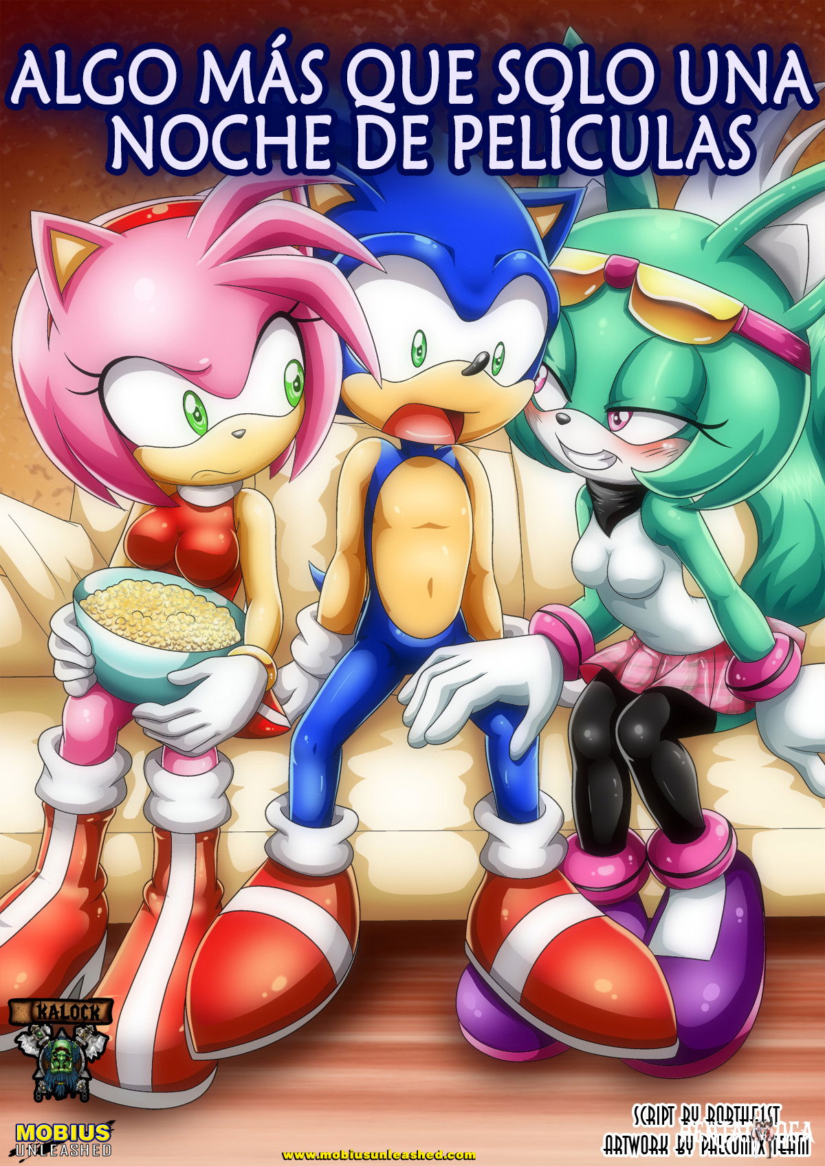 [Palcomix] Algo Más Que Solo Una Noche De Películas (Sonic the Hedgehog) (Spanish) [kalock] - Galería Hentai - hentai porno - Image 1