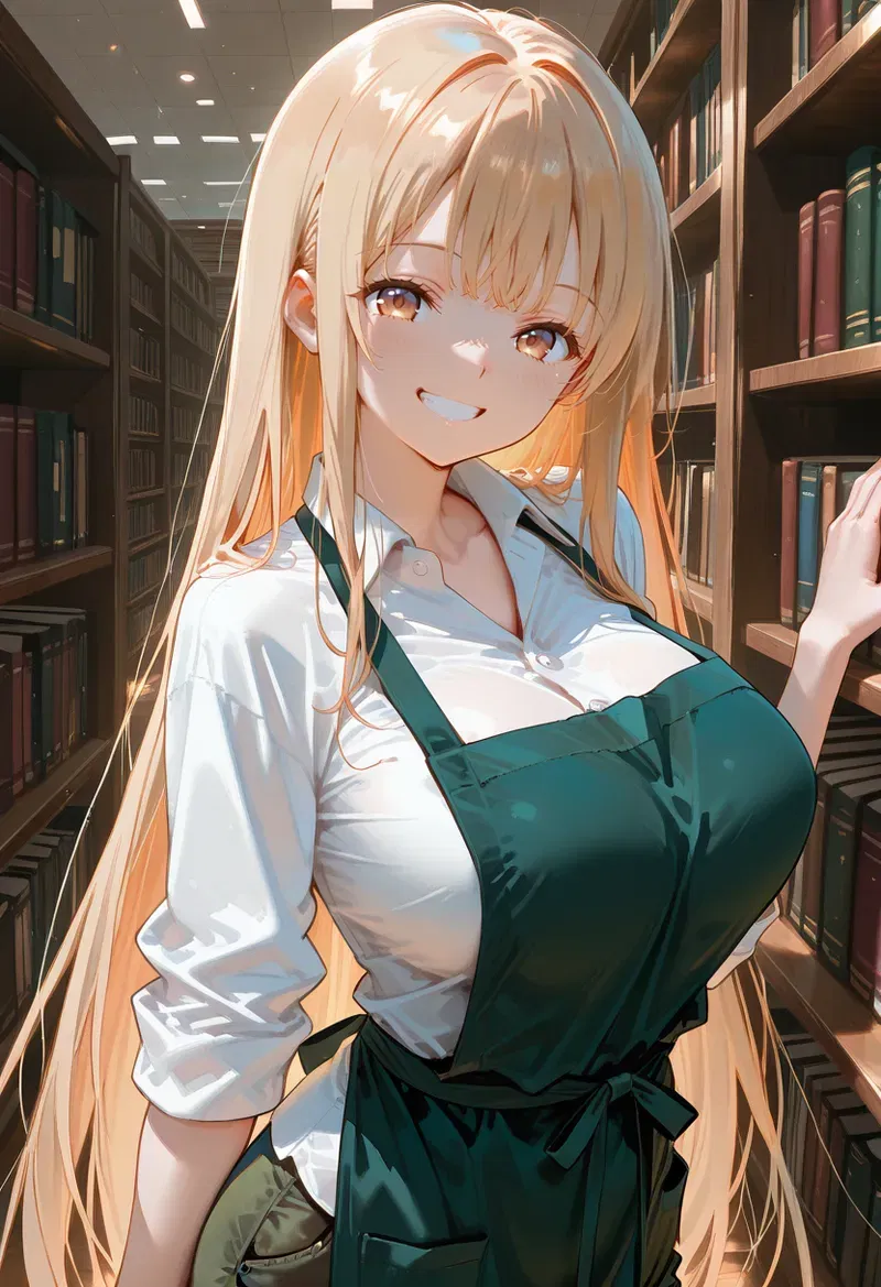 (マイネームルナ) Serie Biblioteca del vientre embarazado Shiina Mahiru (Muestra) - Galería Hentai - hentai porno - Image 1