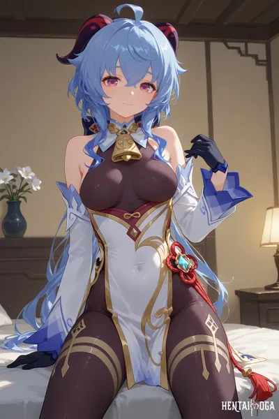 Ganyu x Aether Sex by Amane - Hentai Gallery