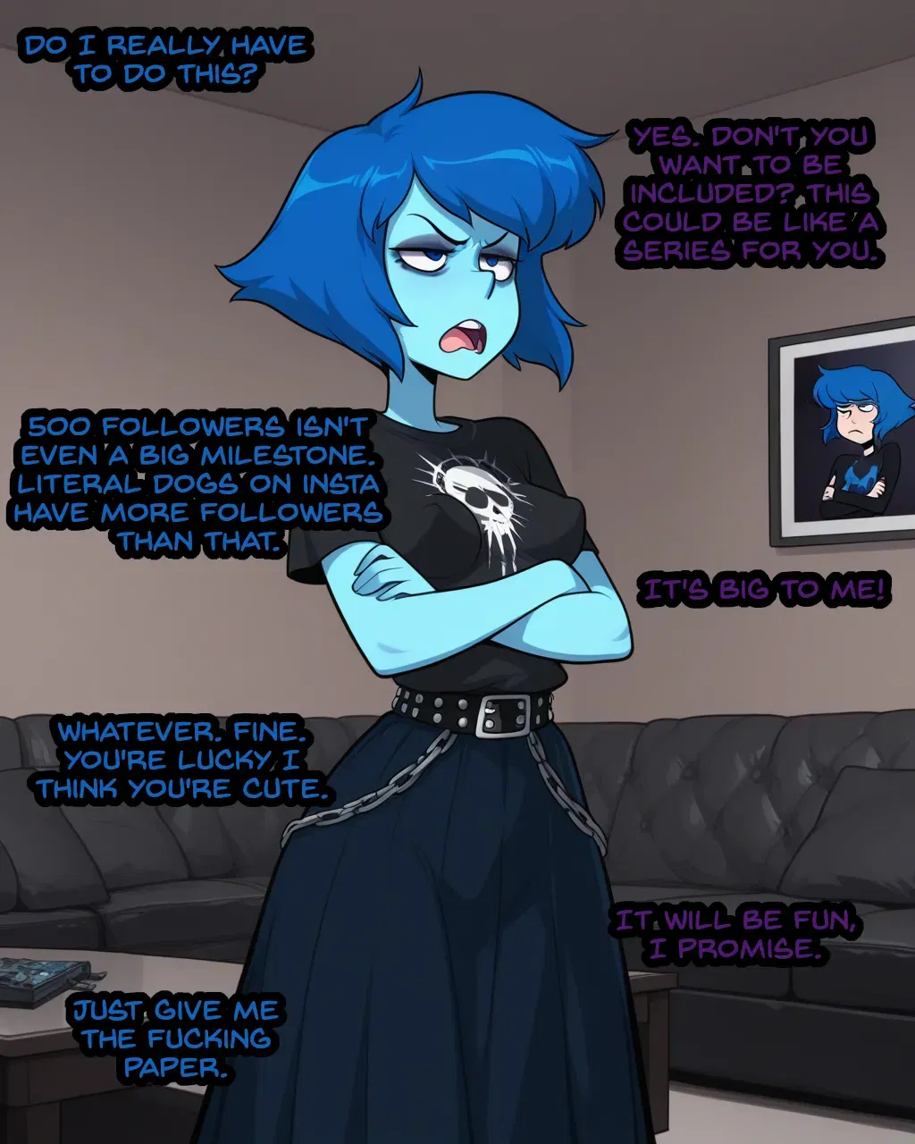 (BrokenBismuth) Pixiv Subscriber Milestone Lapis Lazuli Comic - Hentai Gallery - hentai porn - Image 1