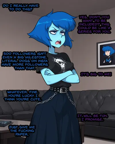 (BrokenBismuth) Pixiv Subscriber Milestone Lapis Lazuli Comic - Hentai Gallery