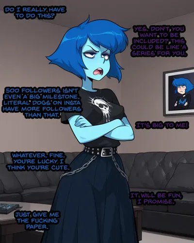 (BrokenBismuth) Pixiv Subscriber Milestone Lapis Lazuli Comic - Hentai Gallery