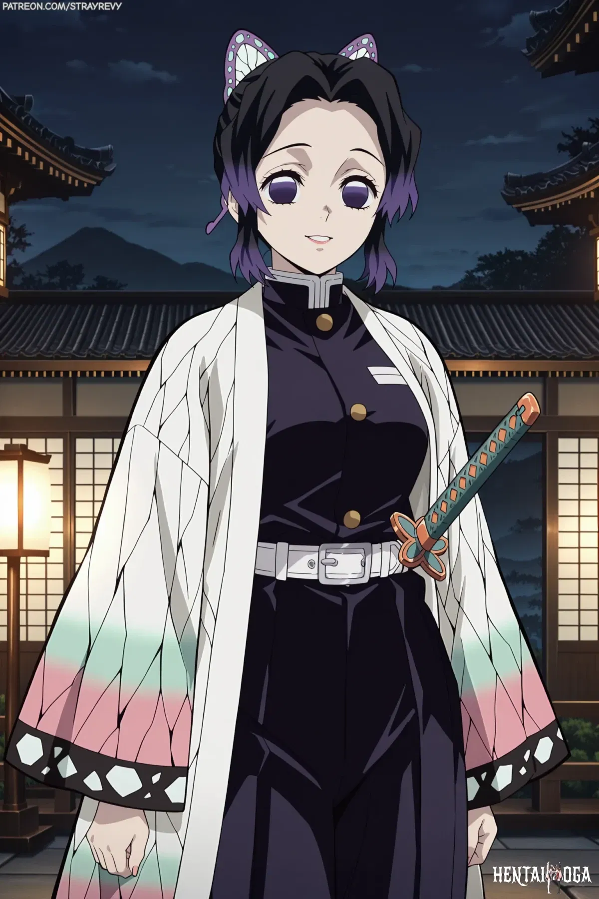 Shinobu Kochou | Demon Slayer: Kimetsu no Yaiba Sexo por StrayRevy - Galeria Hentai - porn hentai - Image 1