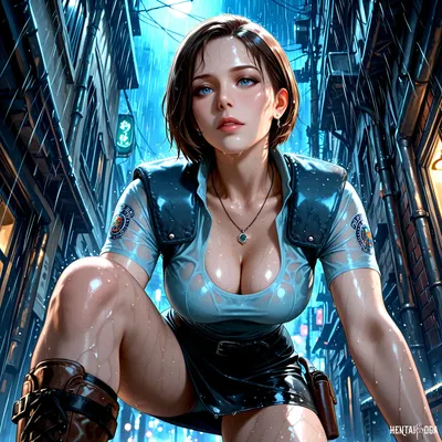 Jill Valentine - fuga por pouco Sexo por Allure Diffusion - Galeria Hentai
