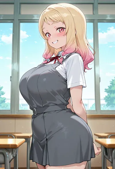Natsumi Onitsuka -鬼塚夏美-uniform-rooftop- (Patreon) - Hentai Gallery