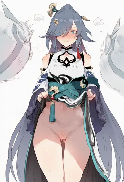 (ko_mugi) honkai3rd Fuka futanari xKiana（Patreon） - Hentai Gallery