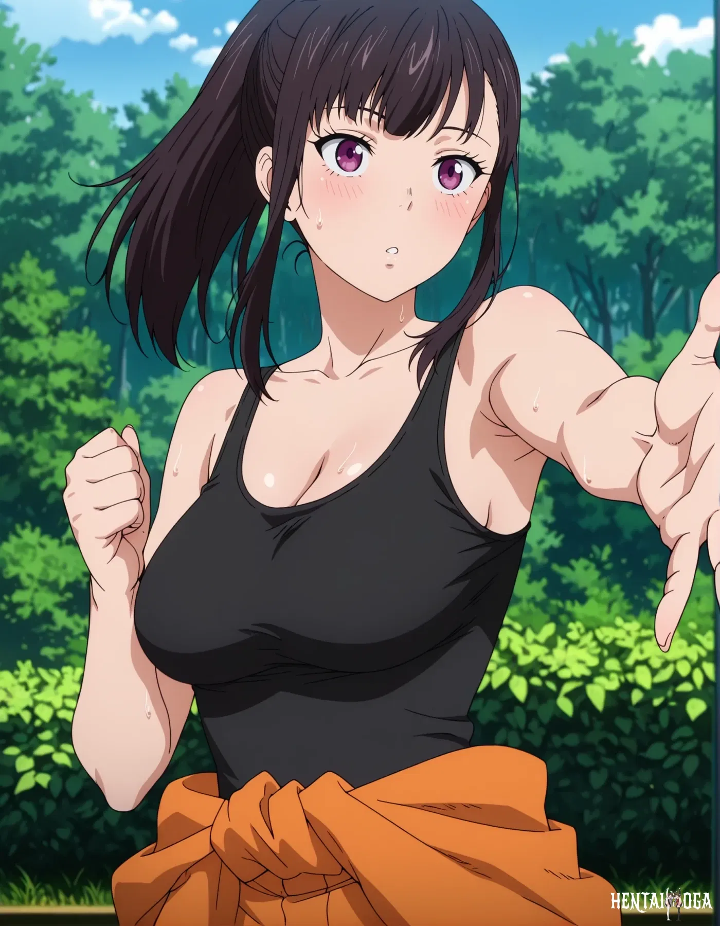 Маки Озе хентай | Пародия на «Fire Force» Секс от Coug Hentai - Хентай галерея - хентай порно - Image 1