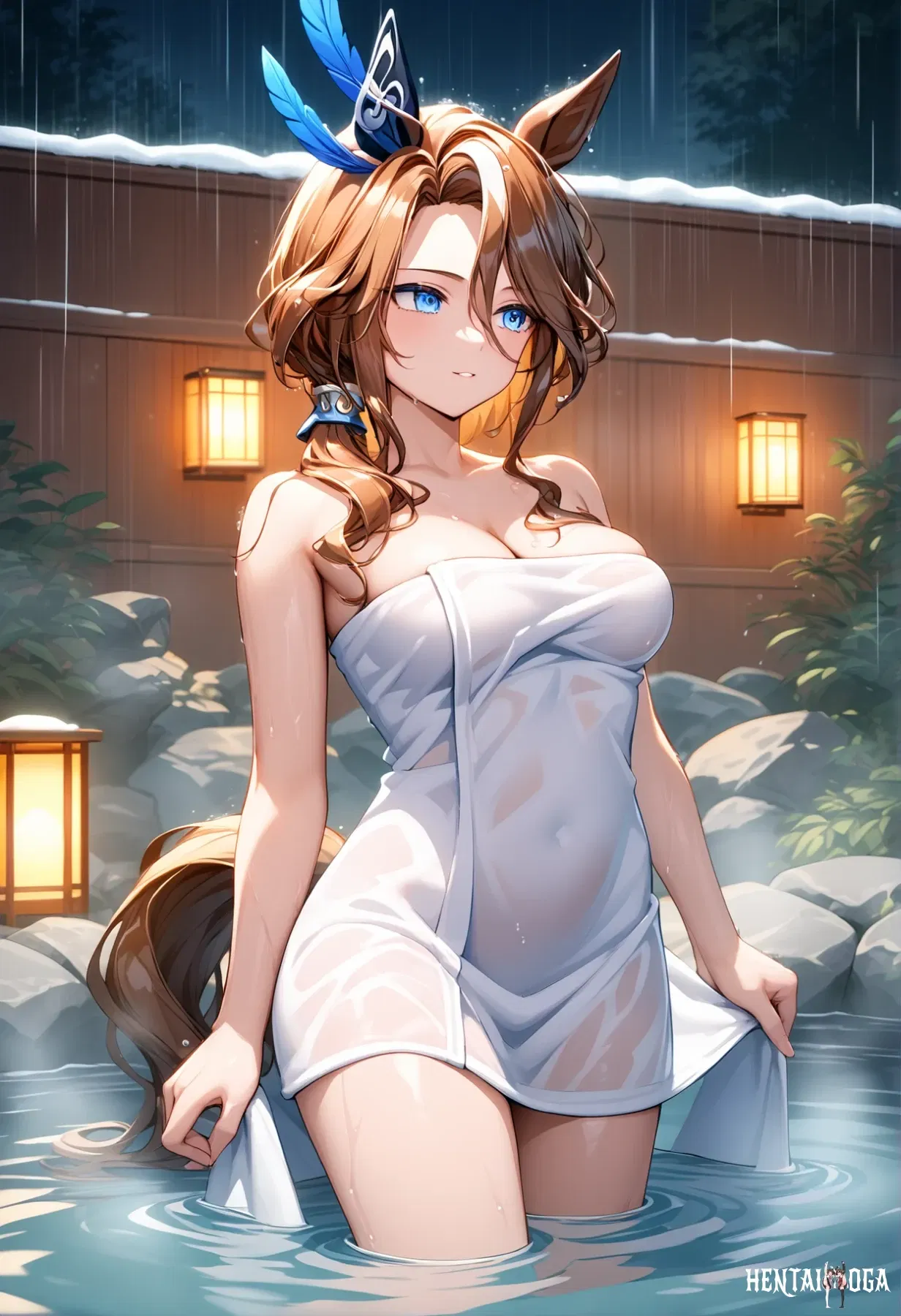 Sounds of Earth/Hot spring Sex by AiArt - Aiart Nude R18 topless AiArt - Hentai Gallery - Image 1