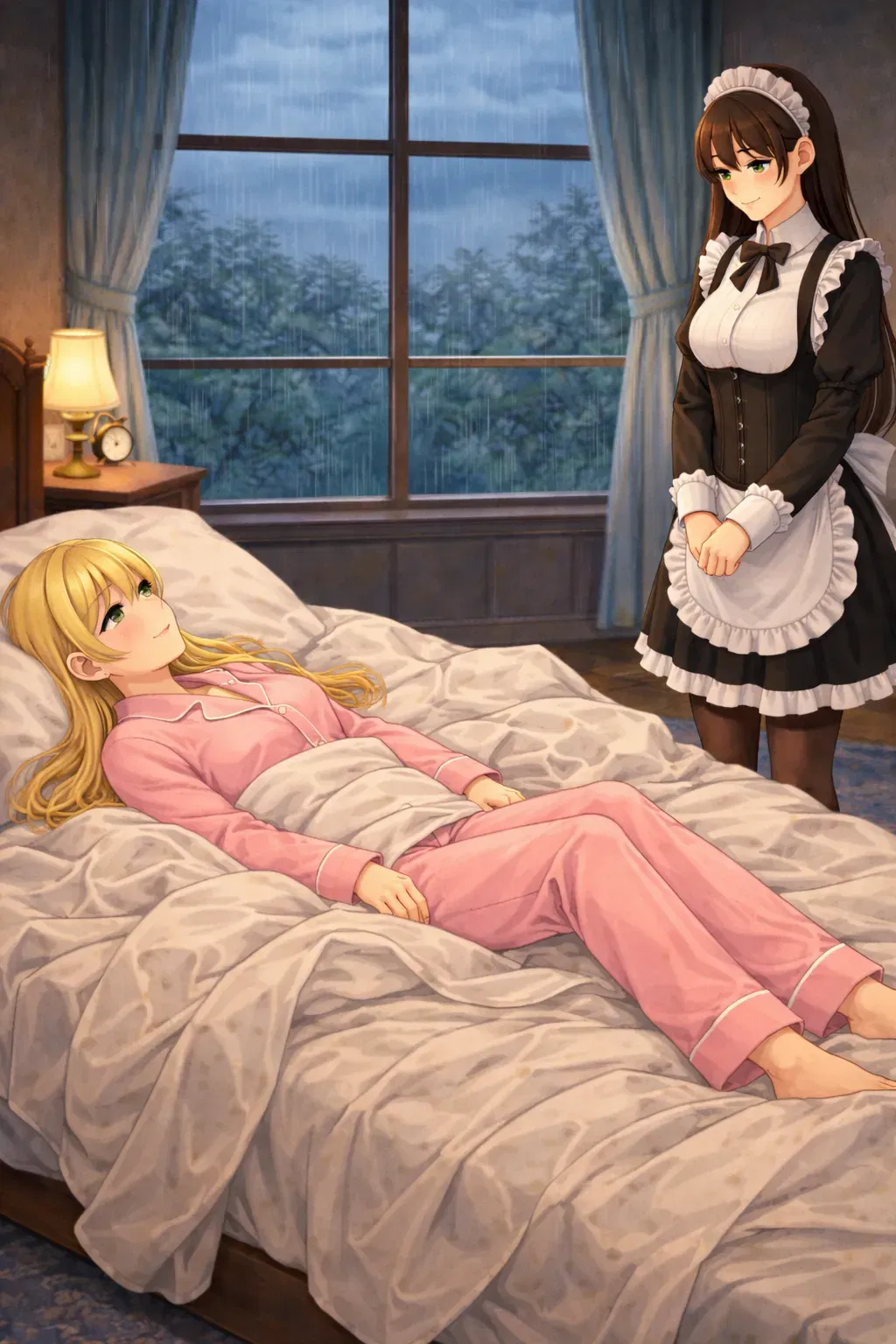 Bella e Emma Serviço em dias sombrios - Galeria Hentai - Image 1