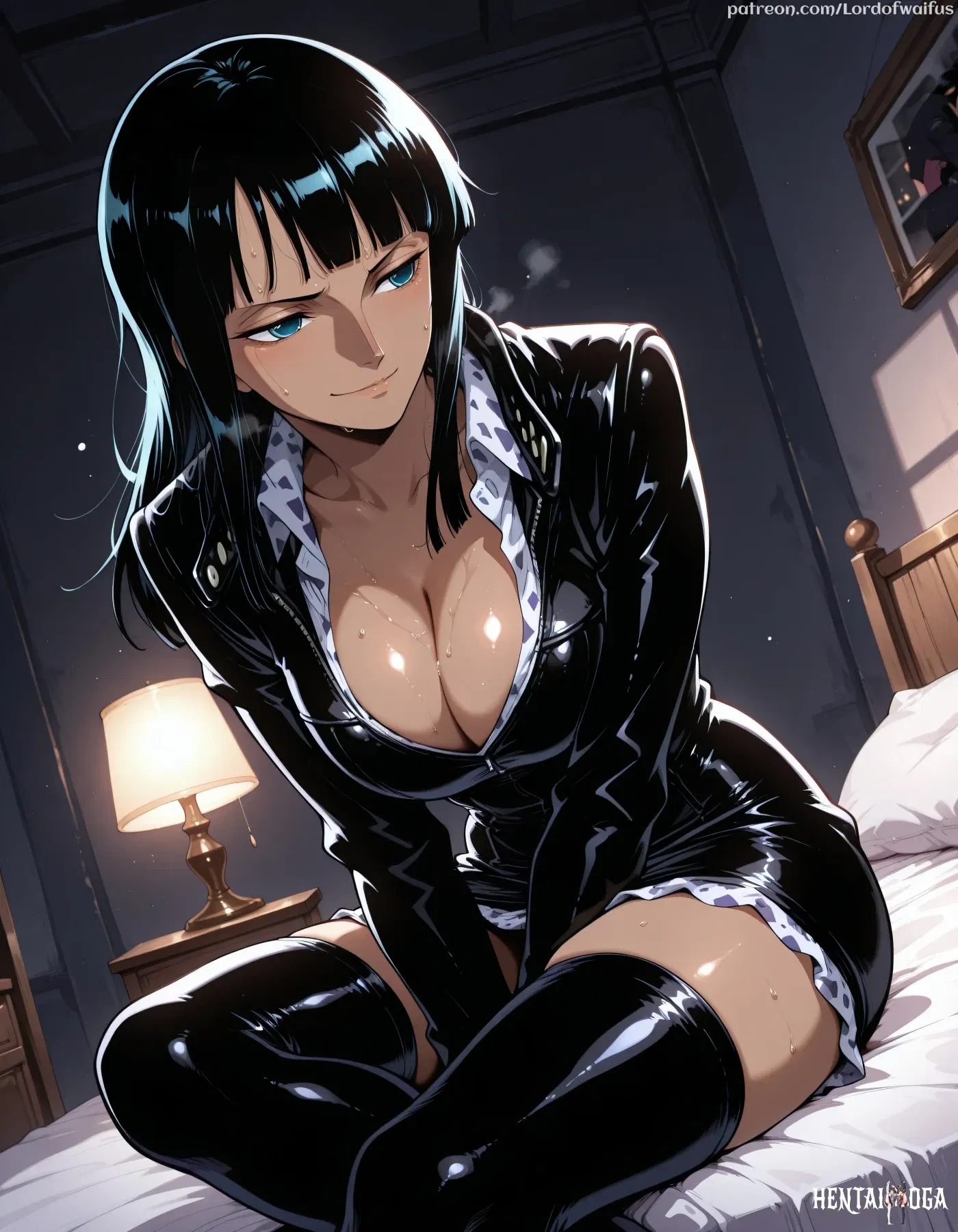 Nico Robin “Pré-salto no tempo” | Conjunto 4K Sex por Lord of Waifus - 4K hentai nicorobin onepiece request Lord of Waifus - Galeria Hentai - Image 1