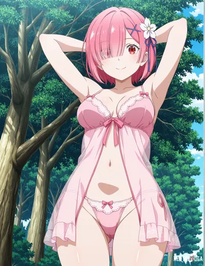 Рам | Re:Zero | Набор №1 «Секс» от Ai Art_Dreamer - Хентай галерея