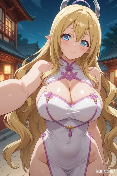 Liala - Vestido chino || Shinmai Maou no Testament Sex por Vlen - Galería Hentai
