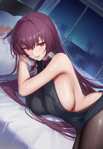 (Coolsummer) Suéter Scathach (Patreon) - Galeria Hentai