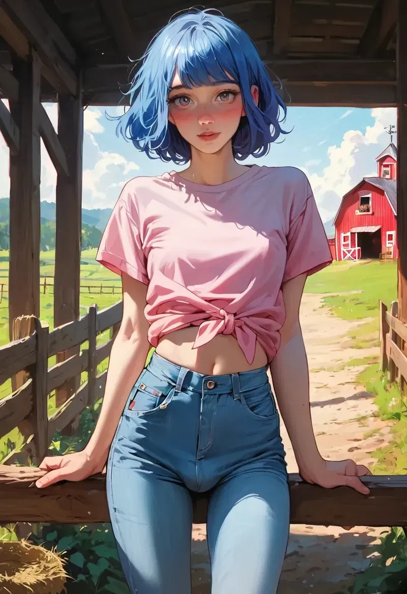 (RedCherry) Evening Tension on the Farm - Hentai Gallery - Image 1