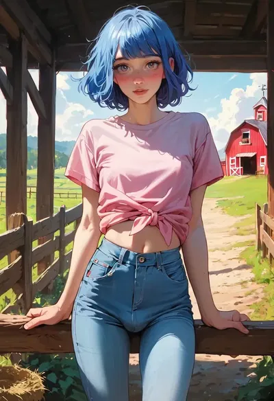 (RedCherry) Evening Tension on the Farm - Hentai Gallery