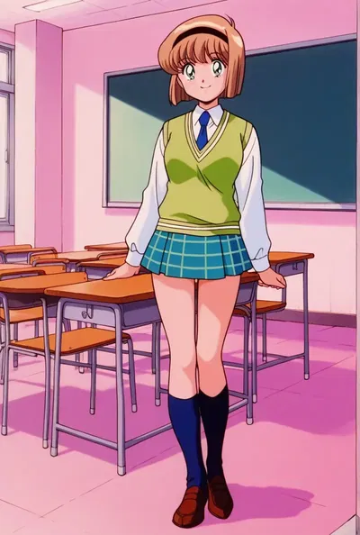 (goldnotakashi) Miki Hosokawa con todos los compañeros de clase (Jigoku Sensei Nube) - Galería Hentai