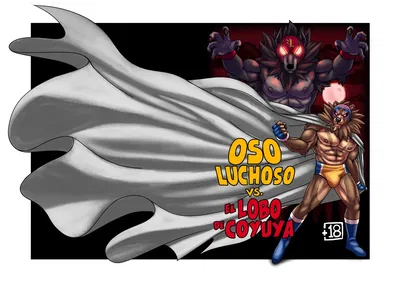 (GabShiba) Oso Luchoso vs. El Lobo De Coyuya - Hentai Gallery