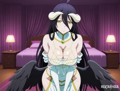 Albedo アルベド Sex by IWD AI - Hentai Gallery