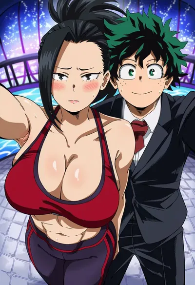 (Sticky) izuku x momo - Hentai Gallery