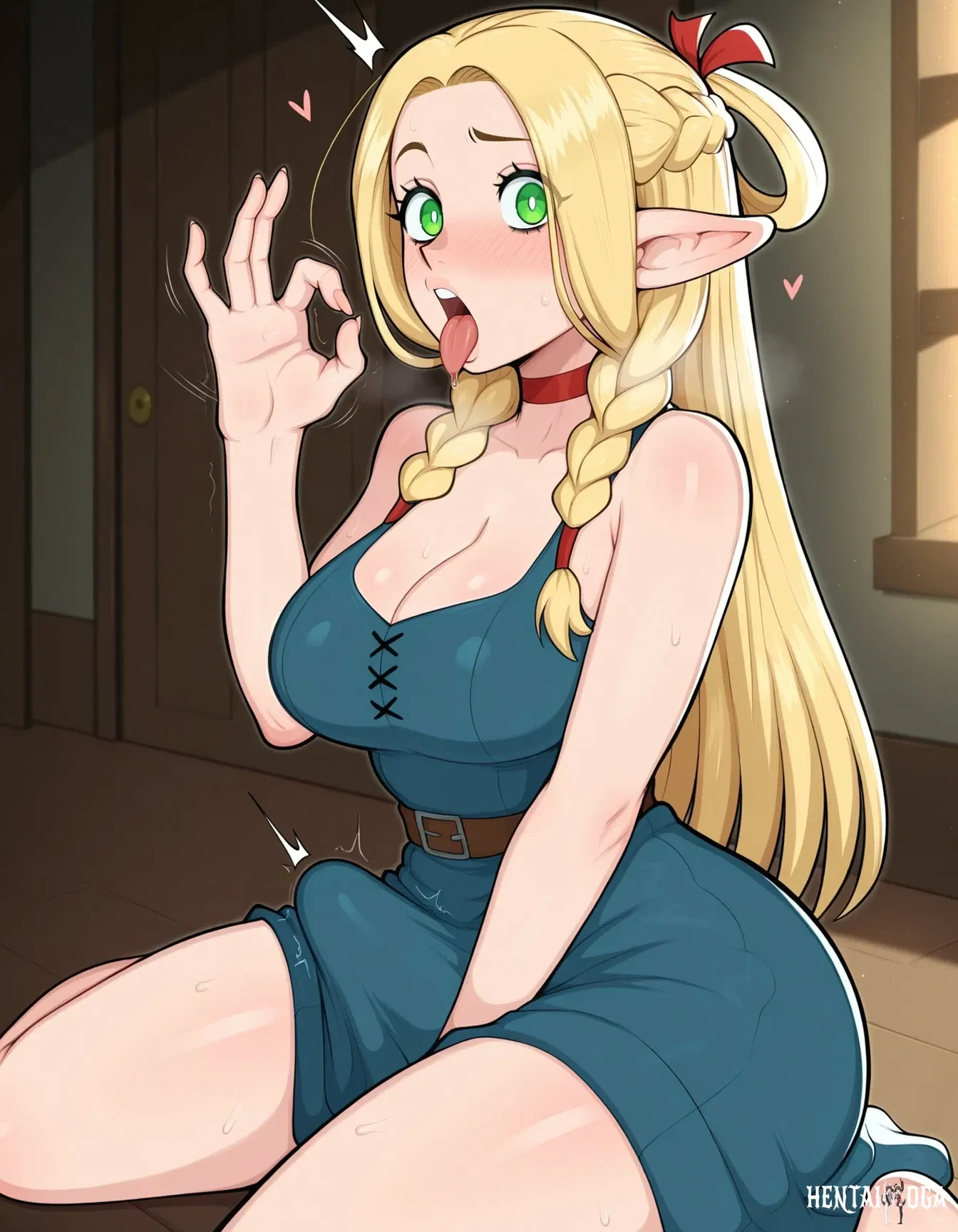 Marcille Donato | Sexo delicioso na masmorra, por Foxenpai - Delicious in Dungeon Marcille Donato Foxenpai - Galeria Hentai - Image 1