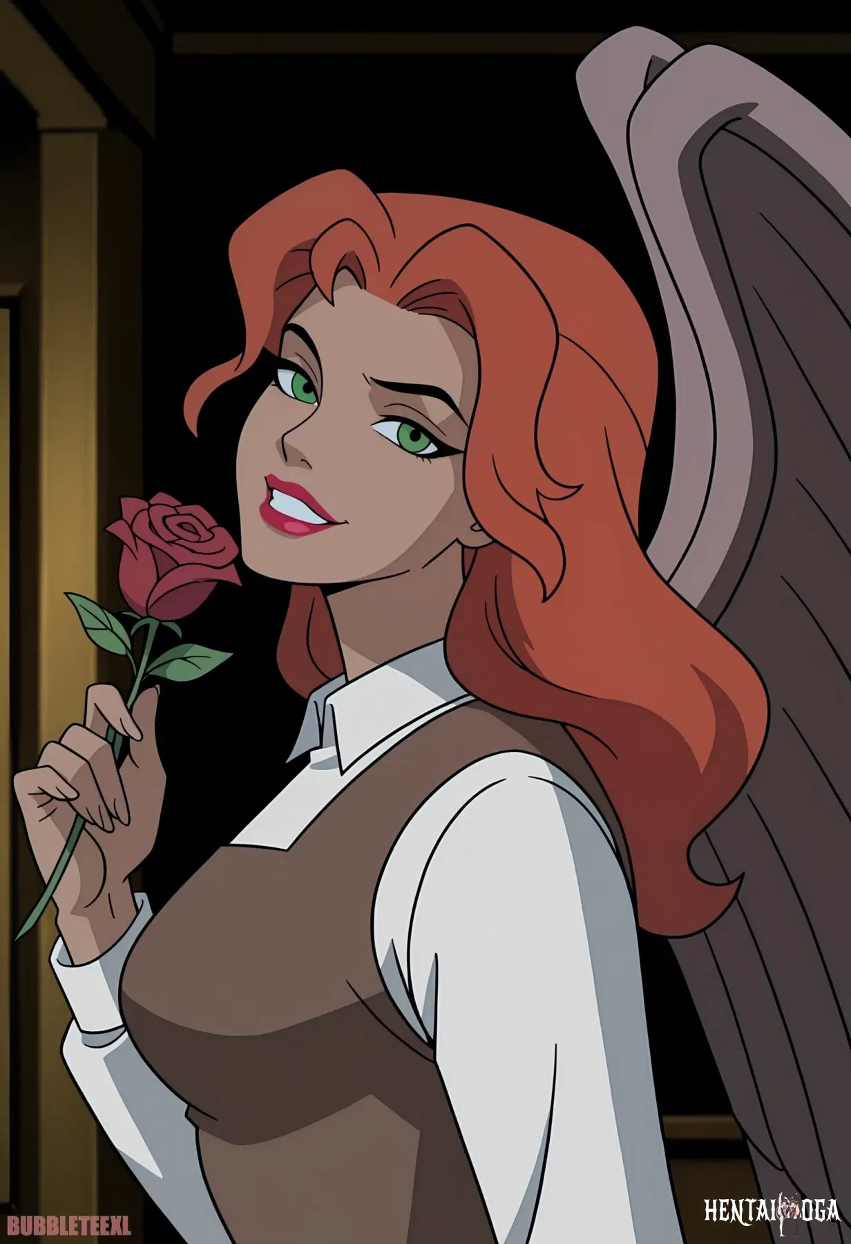 Hawkgirl | DCAU Sexo, por BubbleTeeXL - Hawkgirl Shayera Hol BubbleTeeXL - Galería Hentai - Image 1