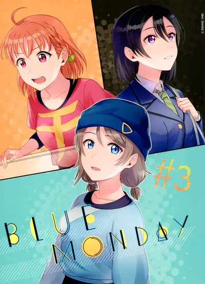 («Наша Love Live!» № 23) (Mushiyaki!! (Макото Канбаяси)) Blue Monday № 3 (Love Live! Sunshine!!) (на английском языке) - Хентай галерея