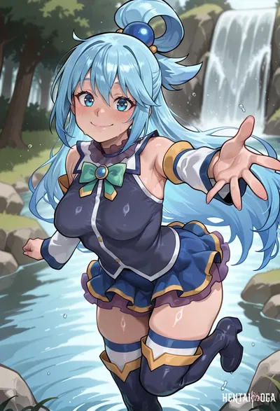 Aqua | Kono Subarashii Sekai ni Shukufuku wo! Sex by Hannya - Hentai Gallery
