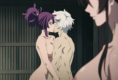 (Sticky) (58p) Jigokuraku - Yuzuriha x Gabimaru Caught - Hentai Gallery