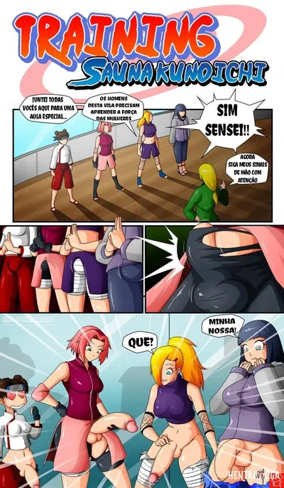 Traning Sauna Kunoichi - Galeria Hentai