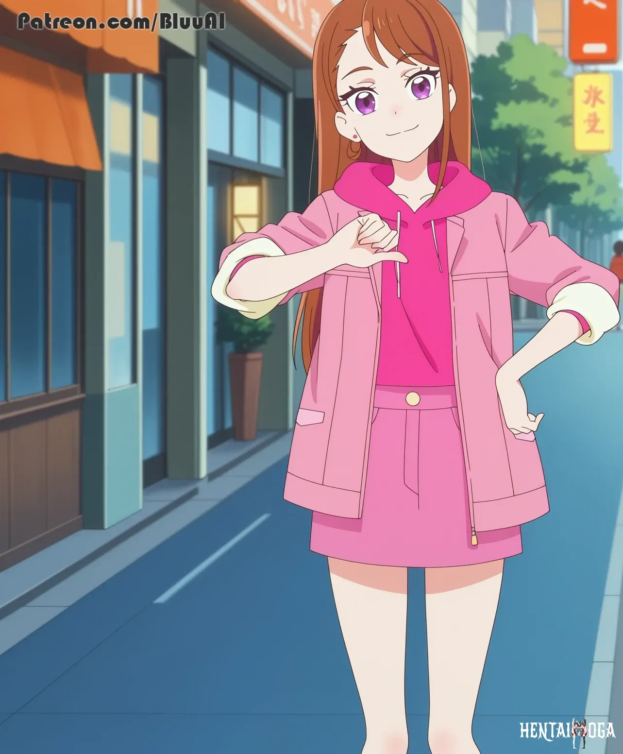 أجيها هيجيري | هيروغارو سكاي! بريكور سكس من Bluu AI - Ageha Hijiri aiart aiartwork aiassisted anime fanart waifu B... - معرض هنتاي - Image 1