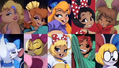 (Tovio Rogers) Mouse Girls set + Extras - Hentai Gallery