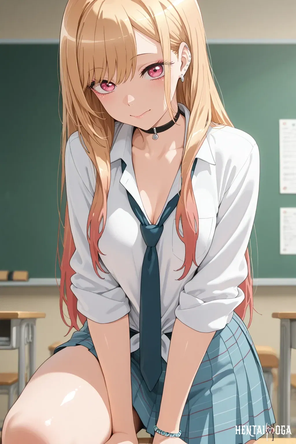 Kitagawa Marin - Classroom Sex by Amane - Amane - Hentai Gallery - Image 1