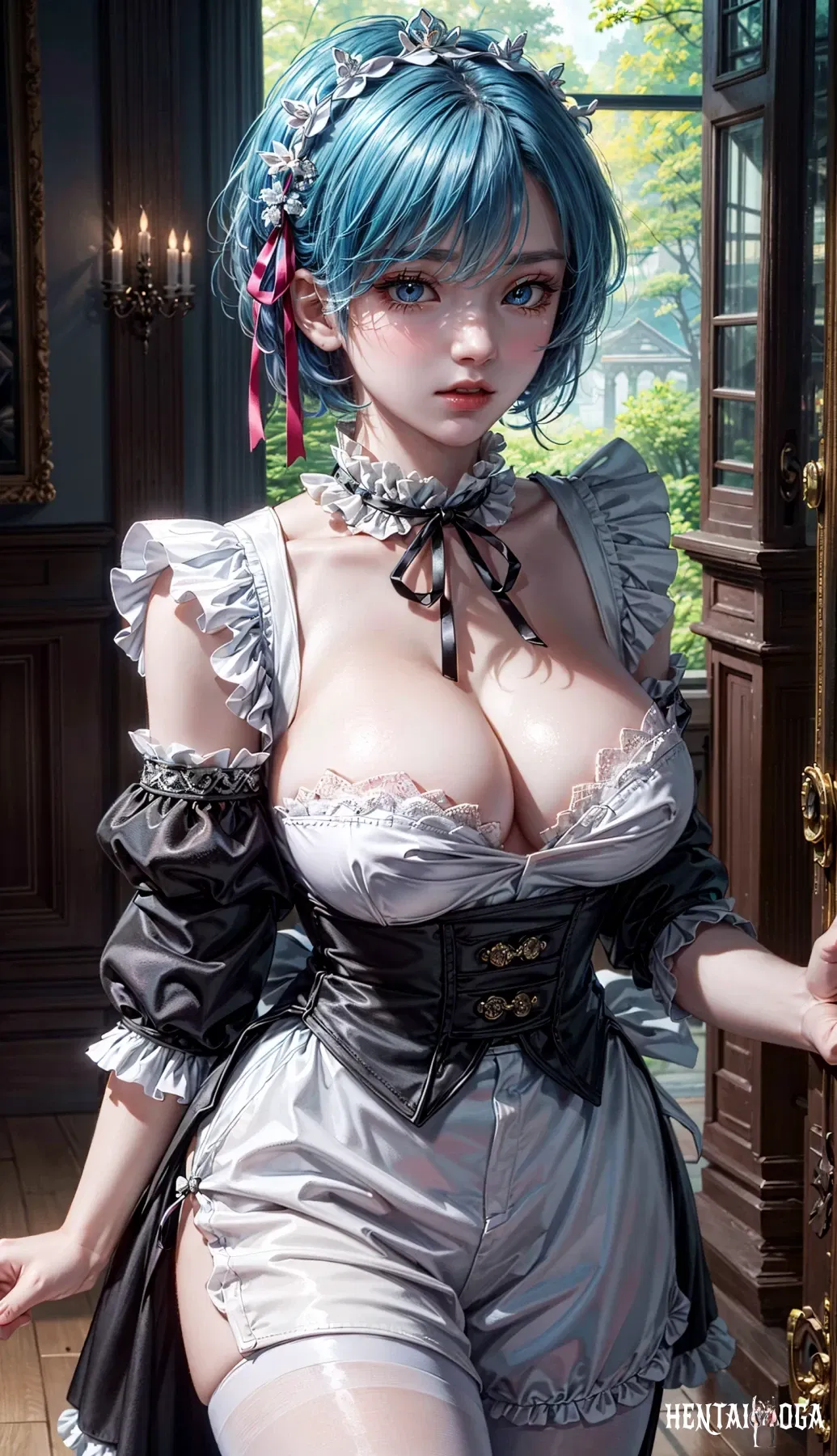 Rem Re:Zero 2K Sex, de RaidenMikasa - Rem anime RaidenMikasa - Galeria Hentai - Image 1