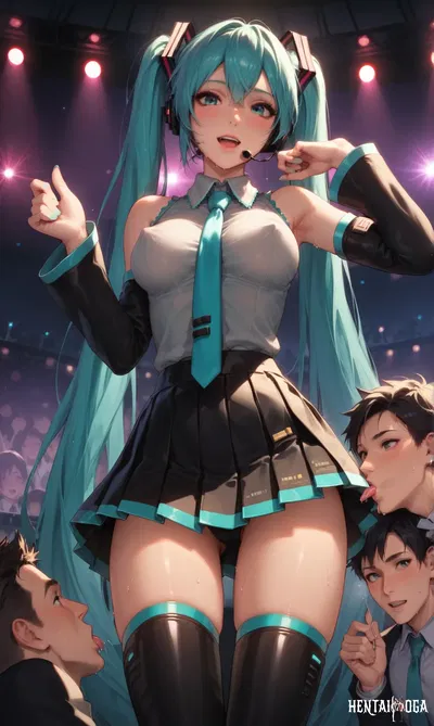 Hatsune Miku Gang Bang Sex by VuxKan - Hentai Gallery