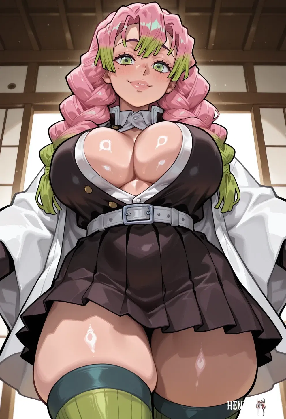 ميتسوري كانروجي | "Demon Slayer: Sex" بقلم هانيا - Demon Slayer Mitsuri Kanroji Hannya - معرض هنتاي - Image 1