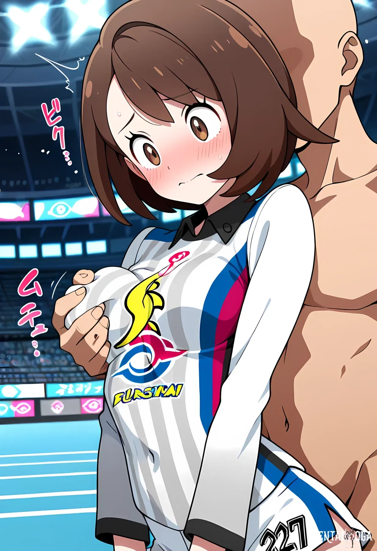 Секс с Юри (в униформе) / Секс с Глорией (в униформе) — автор Kangaroo - Kangaroo - Хентай галерея - Image 1