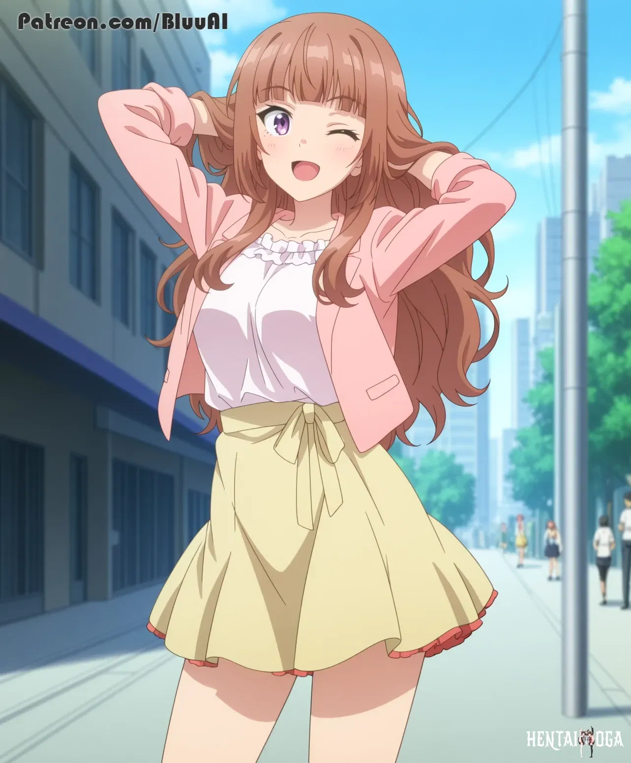 Chisa Akagawa | CUE! Sex, da Bluu AI - Chisa Akagawa aiart aiartwork aiassisted anime fanart game w... - Galeria Hentai - Image 1