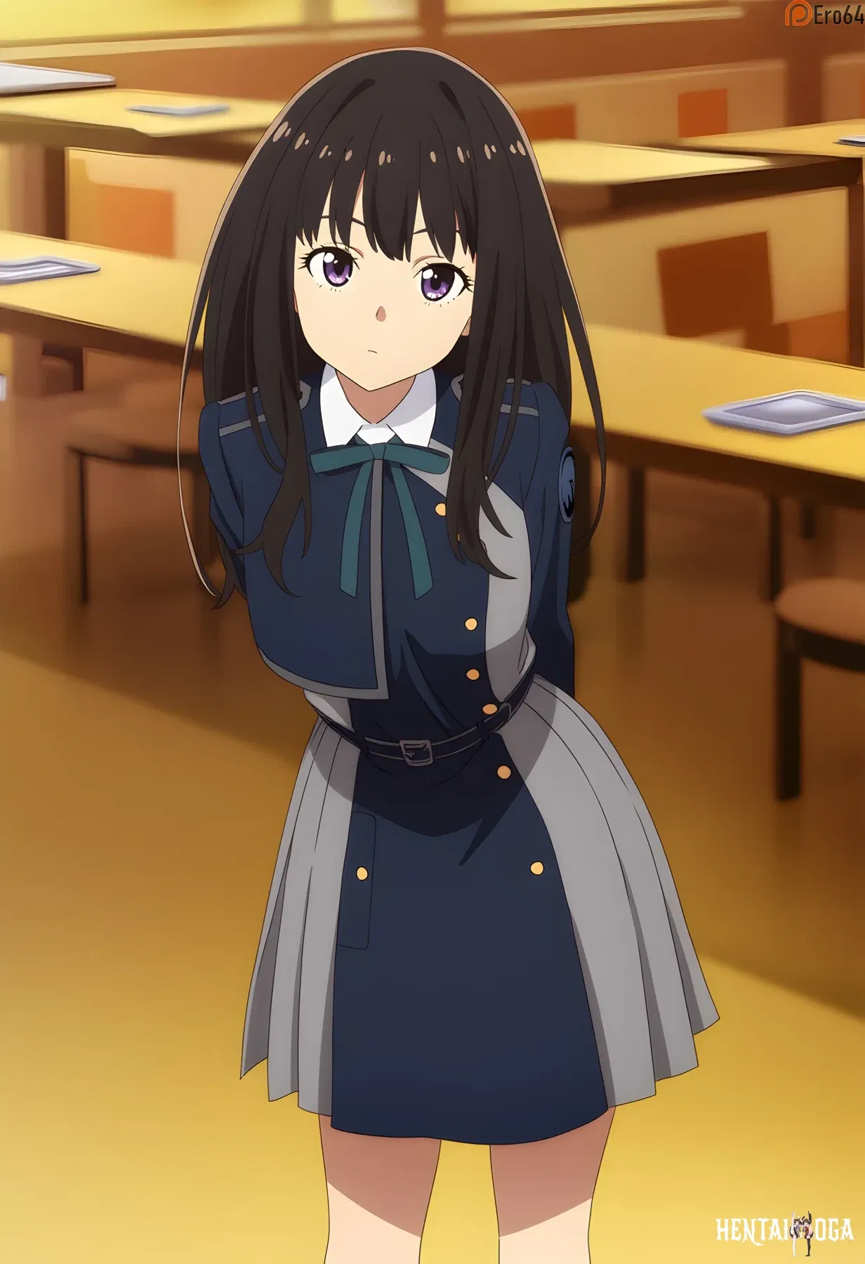 "تاكينا إينو" من إيرو 64 - inoue takina lycoris recoil Ero64 - معرض هنتاي - Image 1