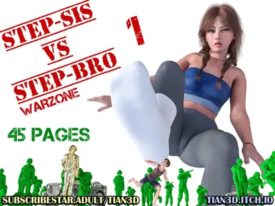 (Tian3D) Сводная сестра против сводного брата, 1–9 - Хентай галерея