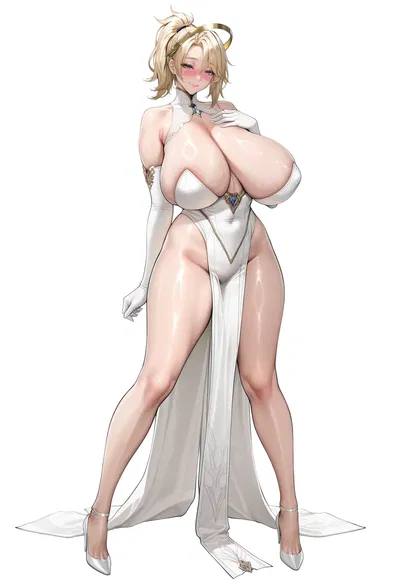 [الرجل ذو رأس الثور الذي وُلد من جديد بجوار السيدة ذات الصدر الكبير] Angel pixiv (توليد) - معرض هنتاي