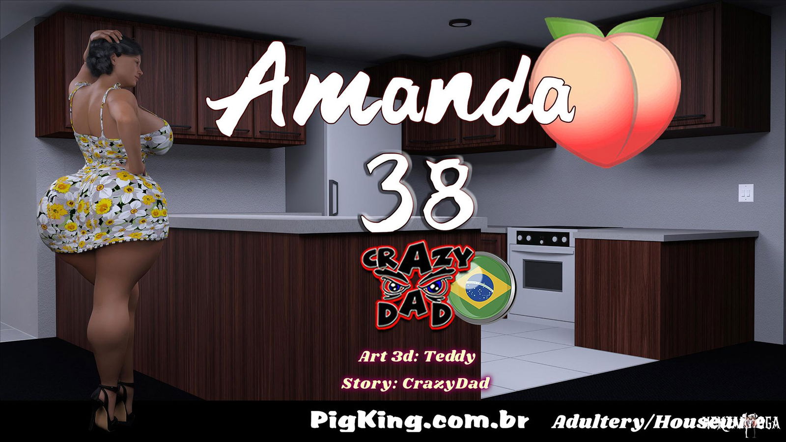 Amanda 38– CrazyDad3D - Cartoon Porno Comics Porno Doujinshi Hentai Brasil HQ Adulto... - Galeria Hentai - Image 1