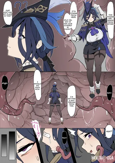 (tguo) Clorinde Corrupted by Tentacles (Genshin Impact) (English) - Hentai Gallery