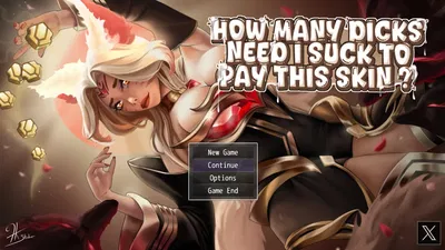 (FKStudio) ¿A cuántas pollas tengo que chupárselas para pagar esta skin? (Introducción CG) - Galería Hentai