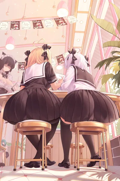 Чаепитие «Обратный поток» —— Mio&Asaba; [Patreon] - Хентай галерея