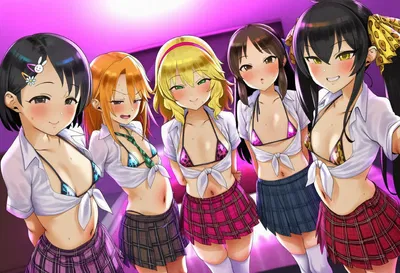 (Laura) 橘ありす・佐々木千枝・櫻井桃華・結城晴・的場梨沙【ギャル】 - Hentai Gallery