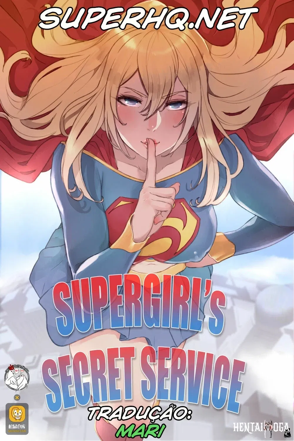 Serviço Secreto da Supergirl - Cartoon Porno Comics Porno Doujinshi Hentai Brasil HQ Adulto... - Galeria Hentai - Image 1