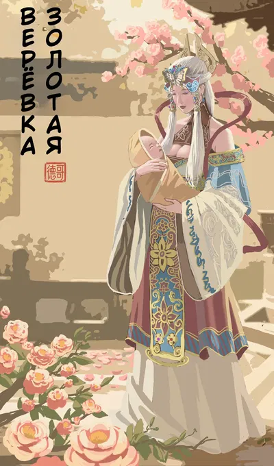 （ストックホルムのロープ物語）黄金の柔軟なロープ（ロシア語） - エロアニメギャラリー